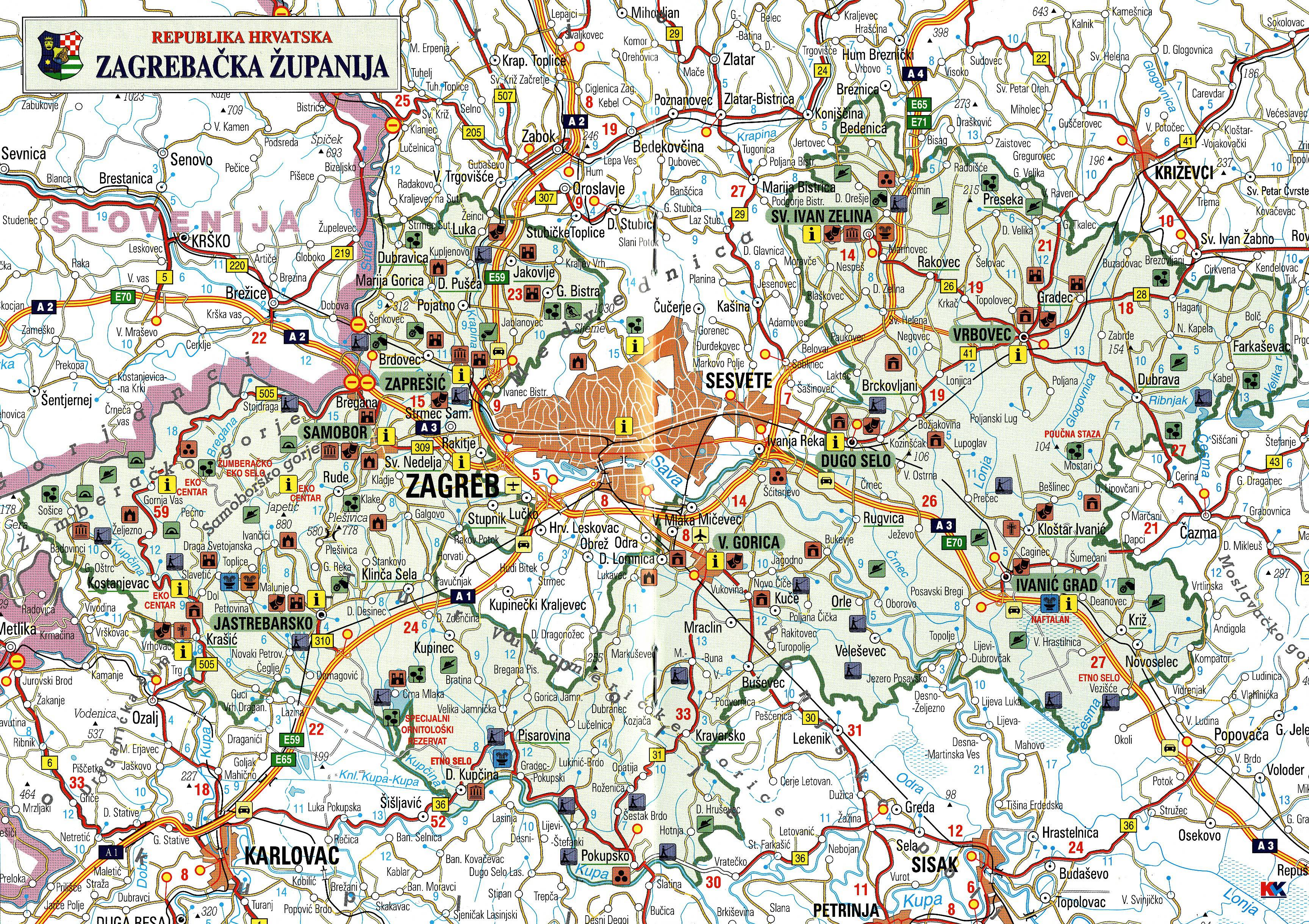 topografska karta zagreb Osnovna škola Pušća   Lokacija topografska karta zagreb
