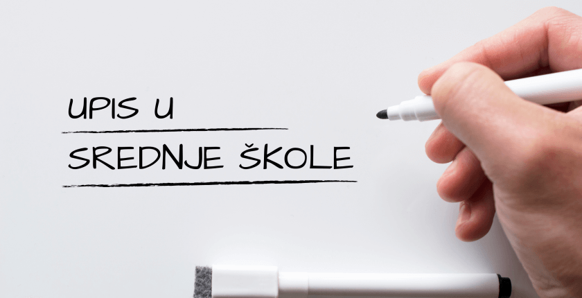 UPISI U I. RAZRED SREDNJE ŠKOLE