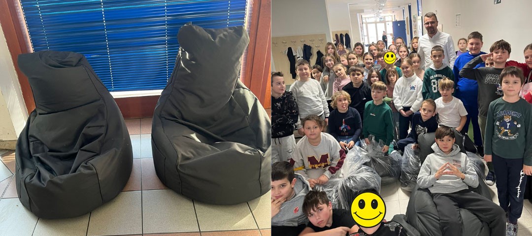 Novi kutak za odmor i druženje naših učenika