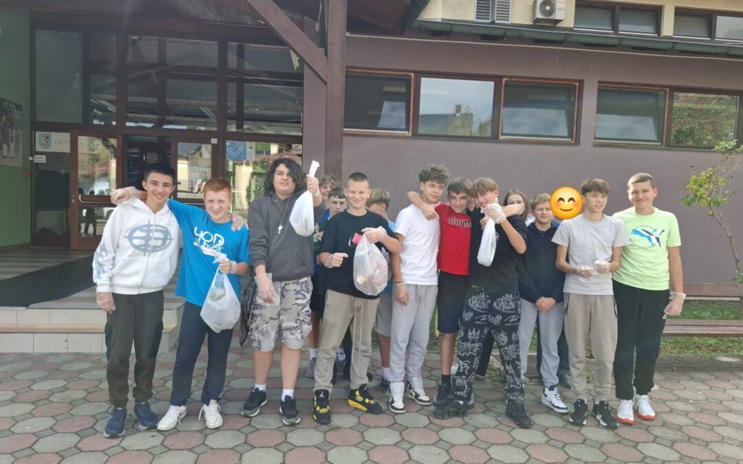 Učenici 8.a i 8.b obilježili World Cleanup Day akcijom čišćenja okoliša škole