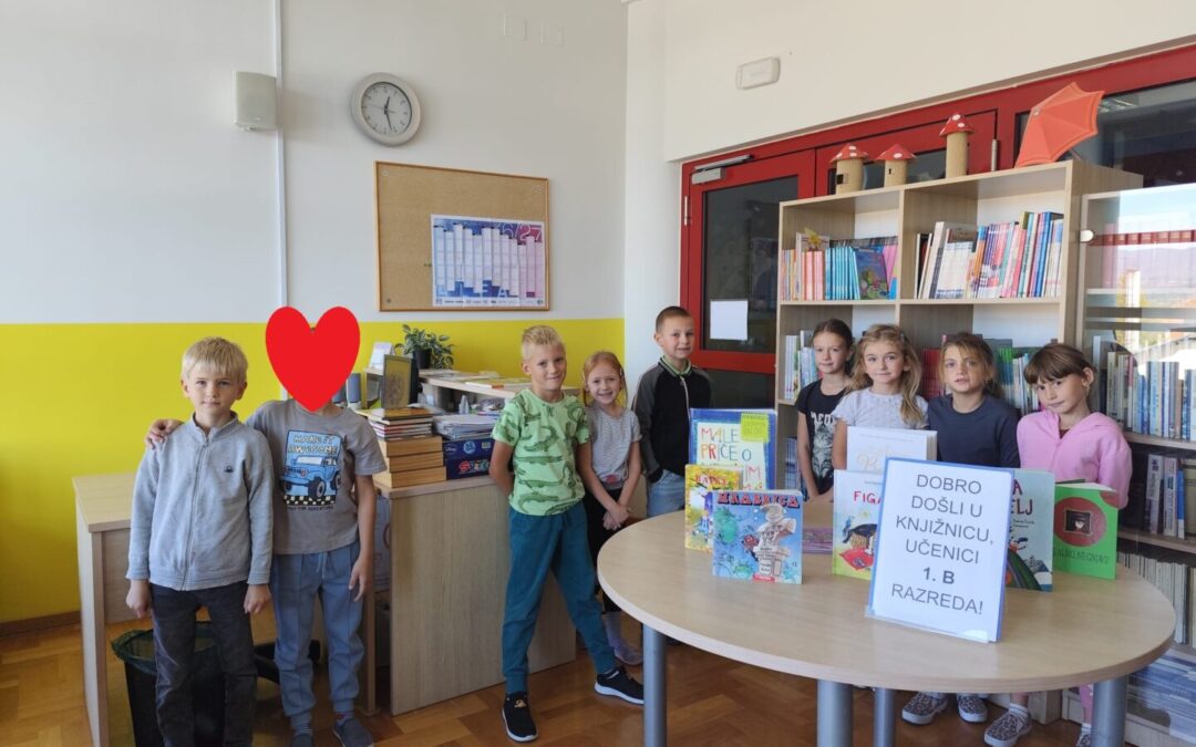 Prvi put u knjižnici – i odmah ljubav prema knjigama!
